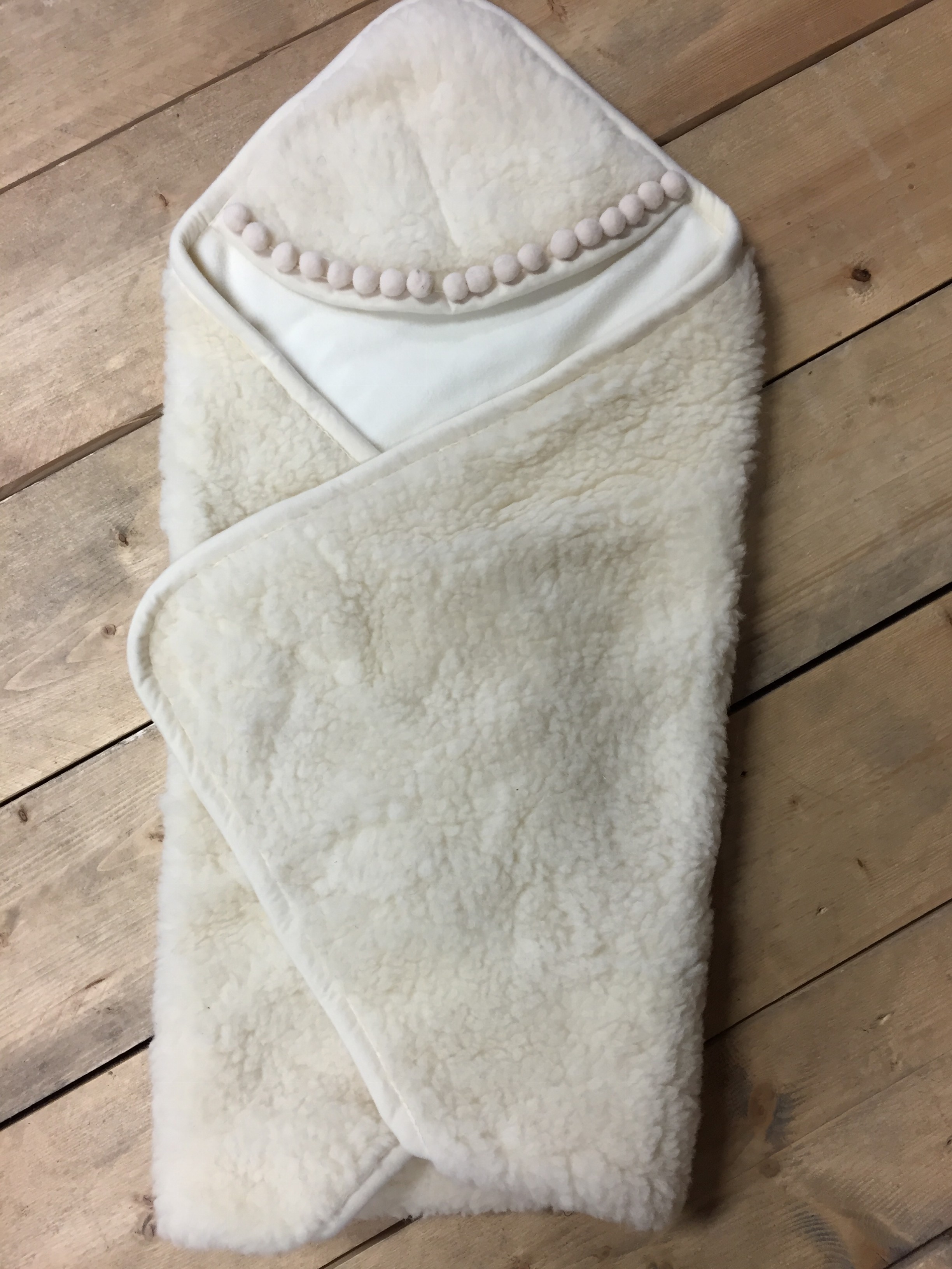 baby wollen omslagdoek - de schapenboet