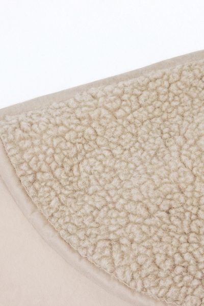 Baby omslagdoek - wikkeldoek wol met tricot Texelse Schapenboet