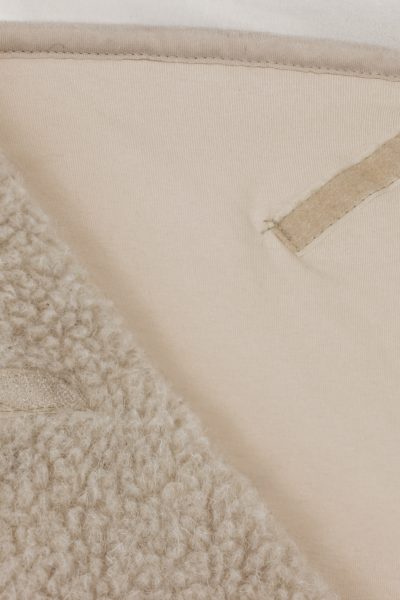 Baby omslagdoek - wikkeldoek wol met tricot Texelse Schapenboet