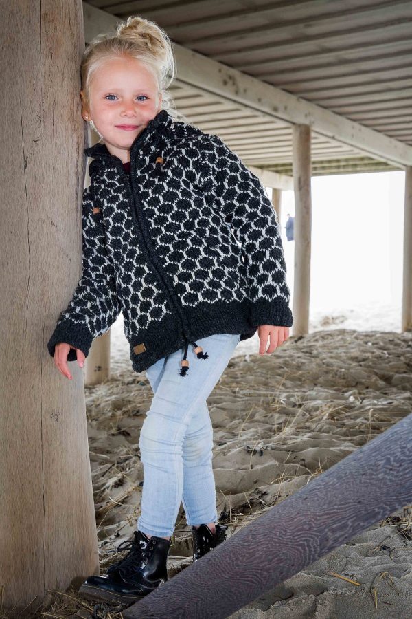 Wollen vest Beehive kids - Afbeelding 2