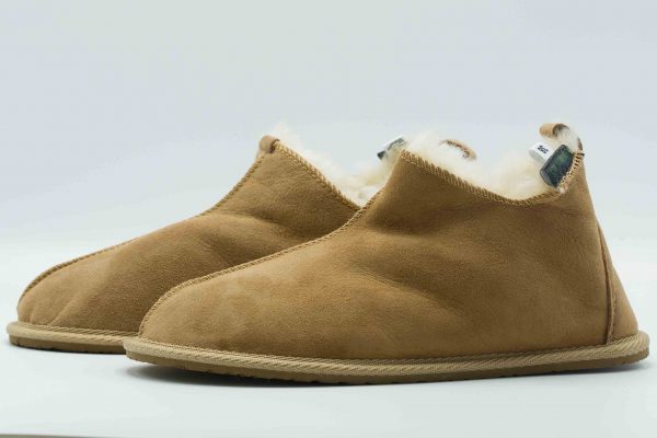Schapenvacht pantoffel cognackleur - Afbeelding 3