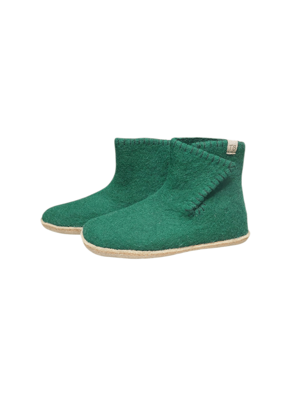 Puur Nepal/Texelse Boet viltpantoffels met rubber zool volwassenen - Afbeelding 6