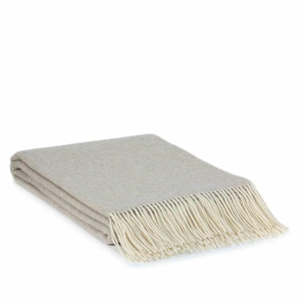 Plaid met kasjmier MILANO Taupe