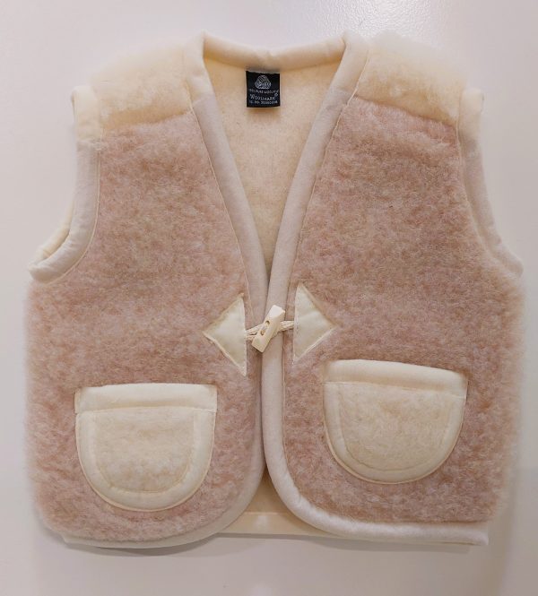 Wollen giletje voor kinderen (bodywarmer) - Afbeelding 2