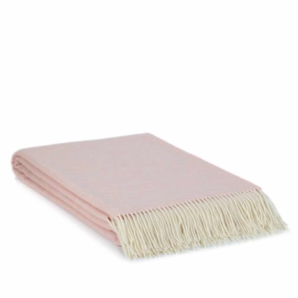 Plaid met kasjmier MILANO Roze