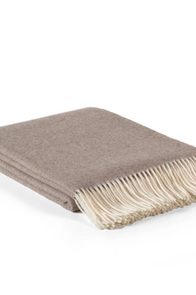Wollen plaid van merino wol en kasjmier superzacht en comfortabel