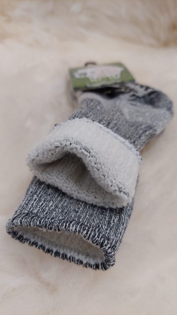 Merino wollen kindersokjes met antislip (ABS) - Afbeelding 2