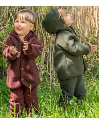 Wol fleece buitenkleding