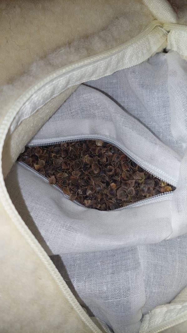 Meditatiekussen gevuld met boekweitschillen - Afbeelding 2