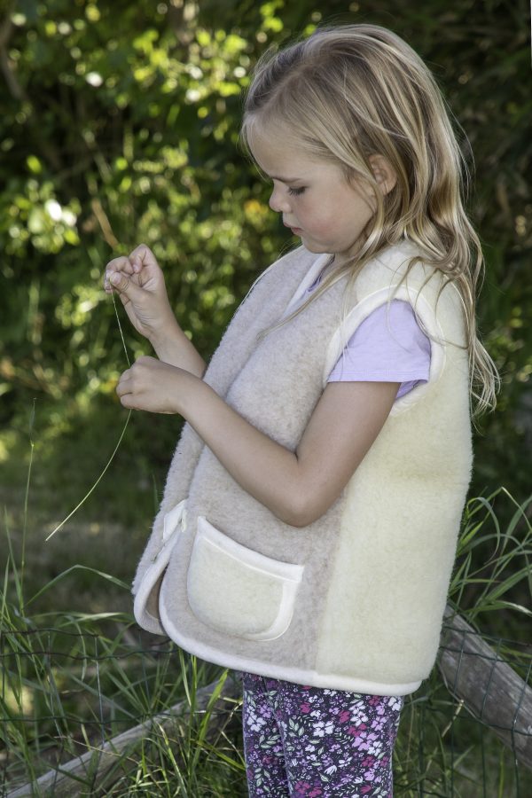 Wollen giletje voor kinderen (bodywarmer) - Afbeelding 6