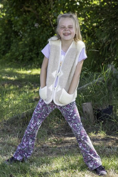 Wollen kindergilet_bodywarmer_vestje_Texelse Schapenboet