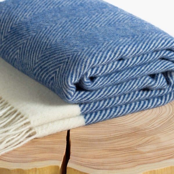 Plaid Florence blauw - Afbeelding 2