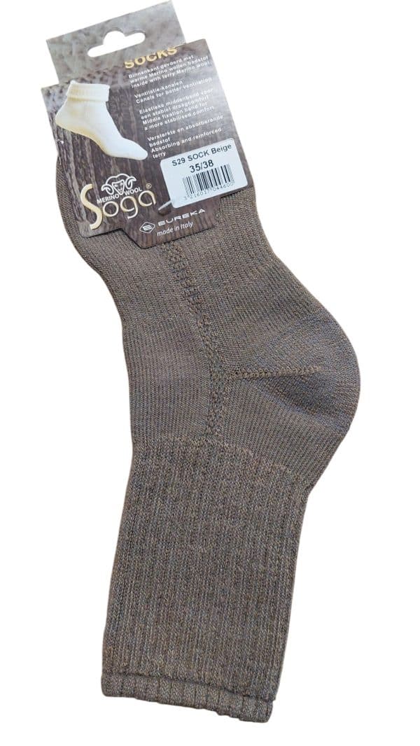 Wollen sokken merinowol (beige)