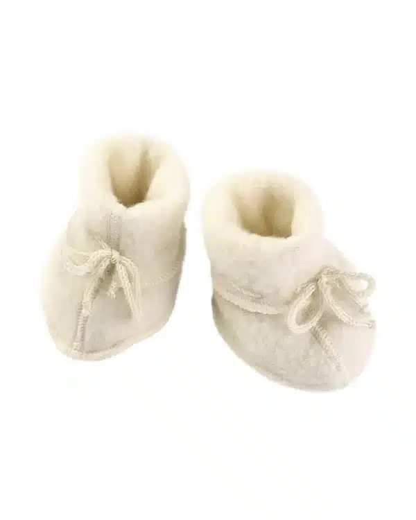 Baby slofjes van wolfleece - Afbeelding 2