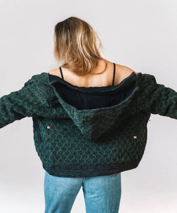Vest honingraat groen Beehive