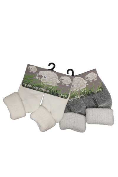 Merinowollen babysokjes S01